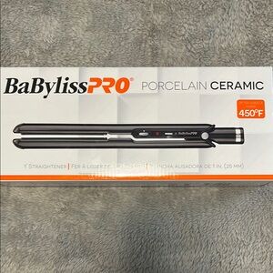 New in box BaBylissPRO Porcelain Ceramic Hair Straightener